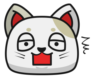 驚き猫
