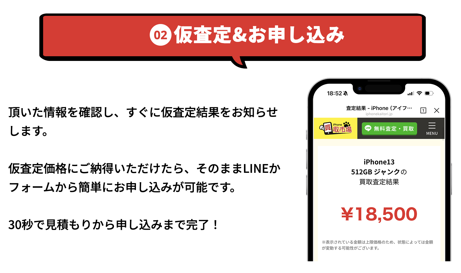 iPhone買取の流れ