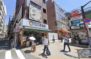 東京メトロ日比谷線1番出口付近