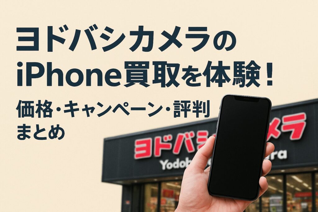 ヨドバシカメラでiPhone 13とiPhone SEを売ってみた！ 実際の査定価格 