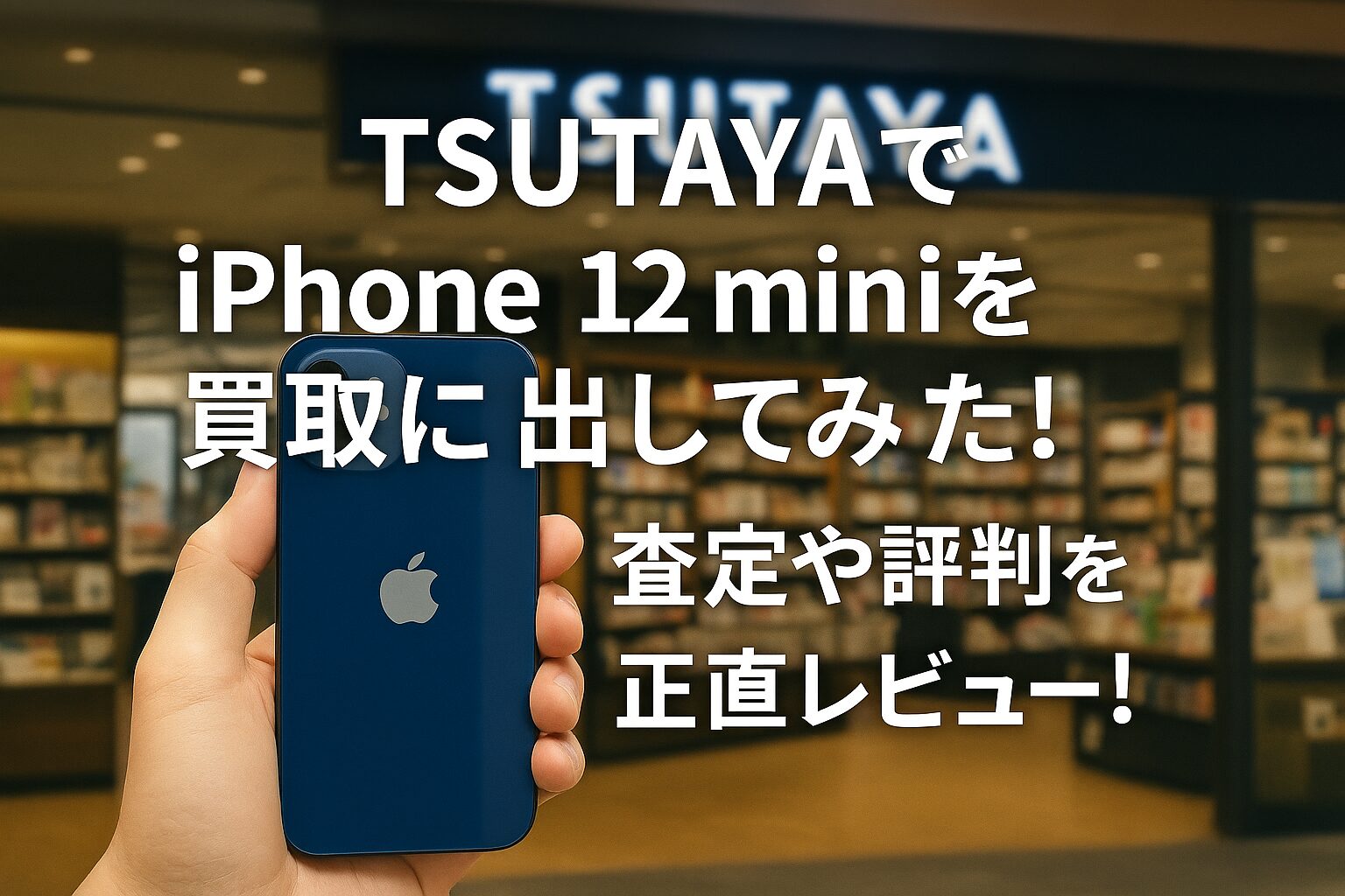 TSUTAYAでiPhone12miniを買取！査定結果や評判をレビュー