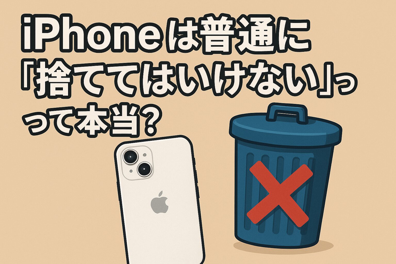 iPhoneは普通に「捨ててはいけない」って本当？