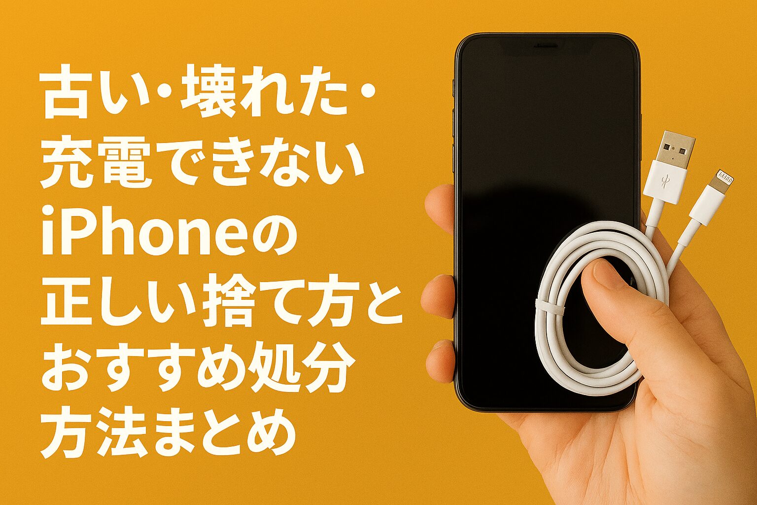 古い・壊れた・バッテリー膨張のiPhoneの正しい捨て方とおすすめ買取方法まとめ