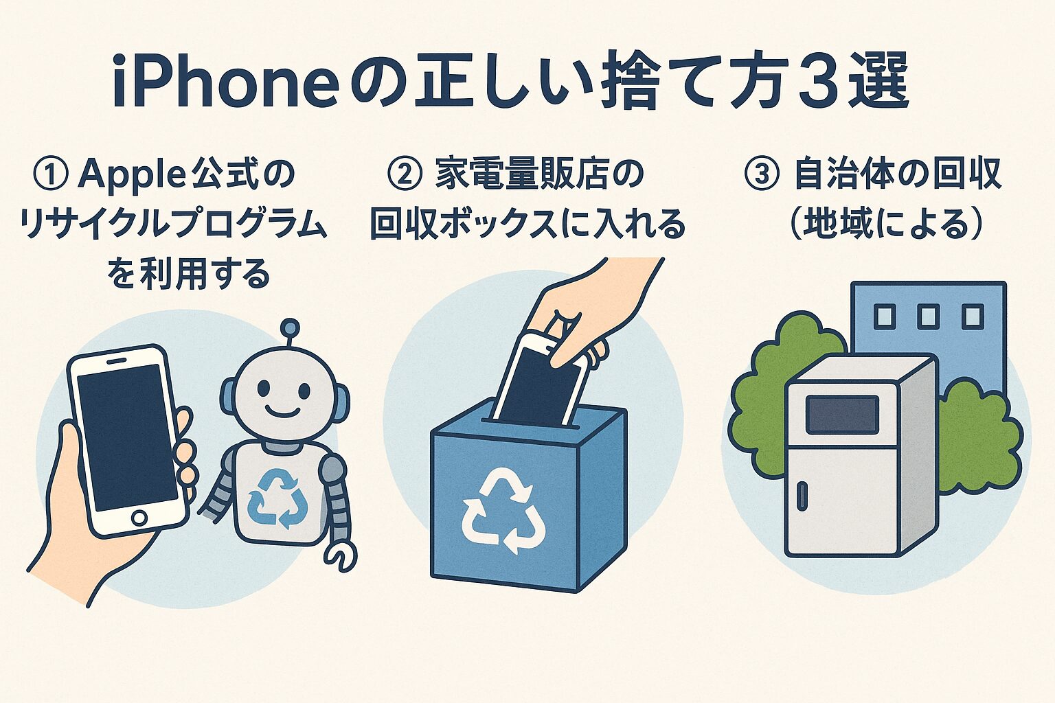 iPhone 捨て方 買取