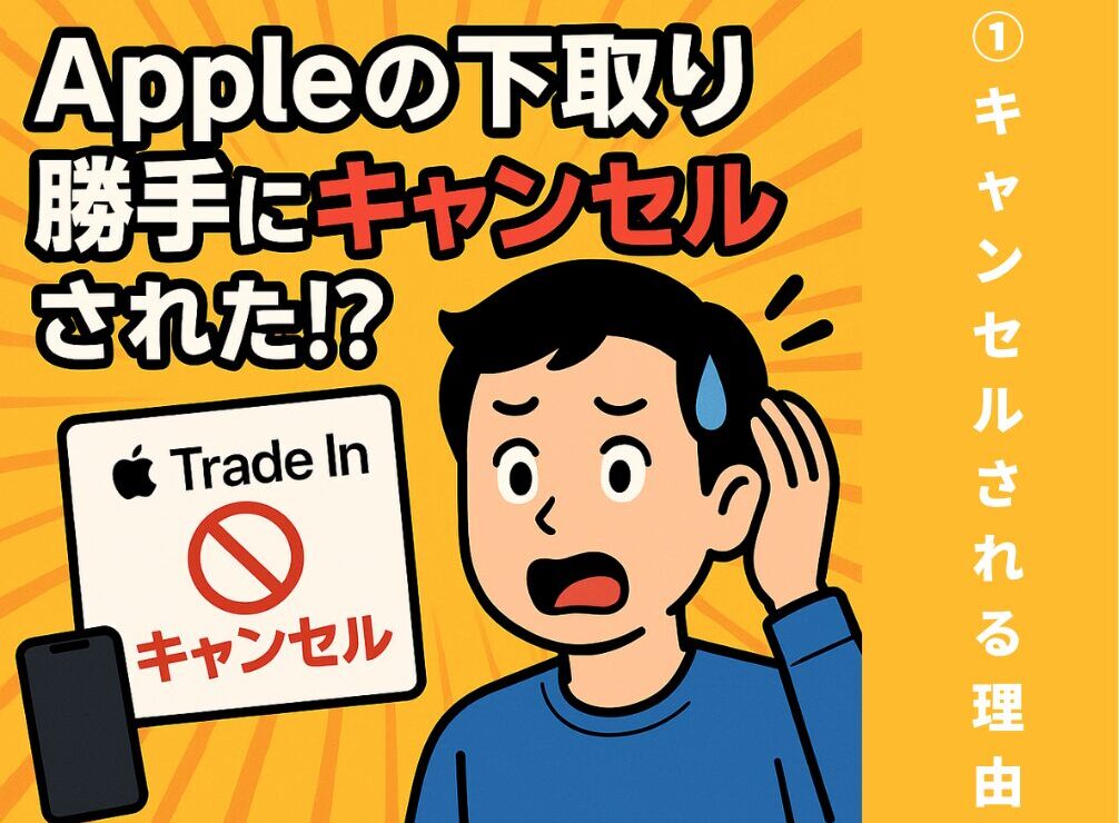 iPhone下取り　キャンセルされる