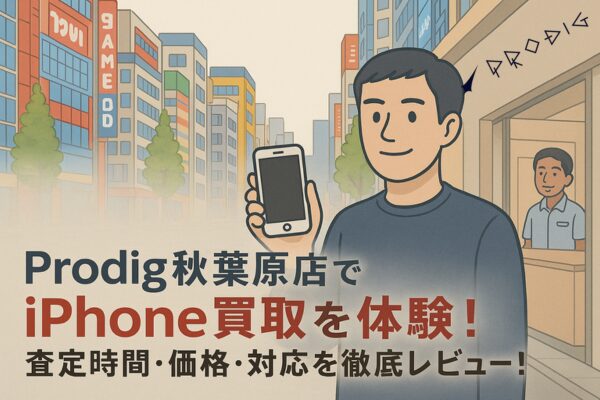 【実録】Prodig秋葉原店でiPhone買取を体験！査定時間・価格・対応を徹底レビュー！