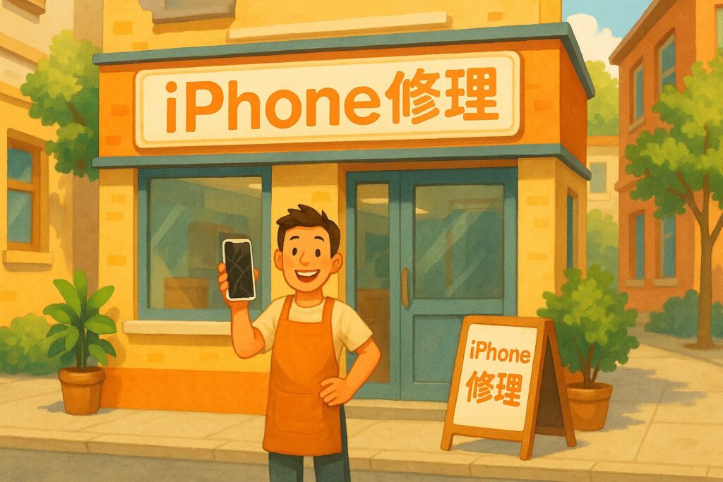 iPhone 液晶漏れ