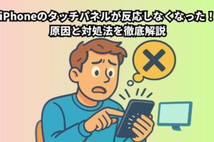 iPhone タッチパネル　反応しない