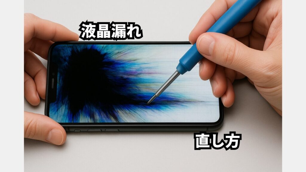 iPhone 液晶漏れ