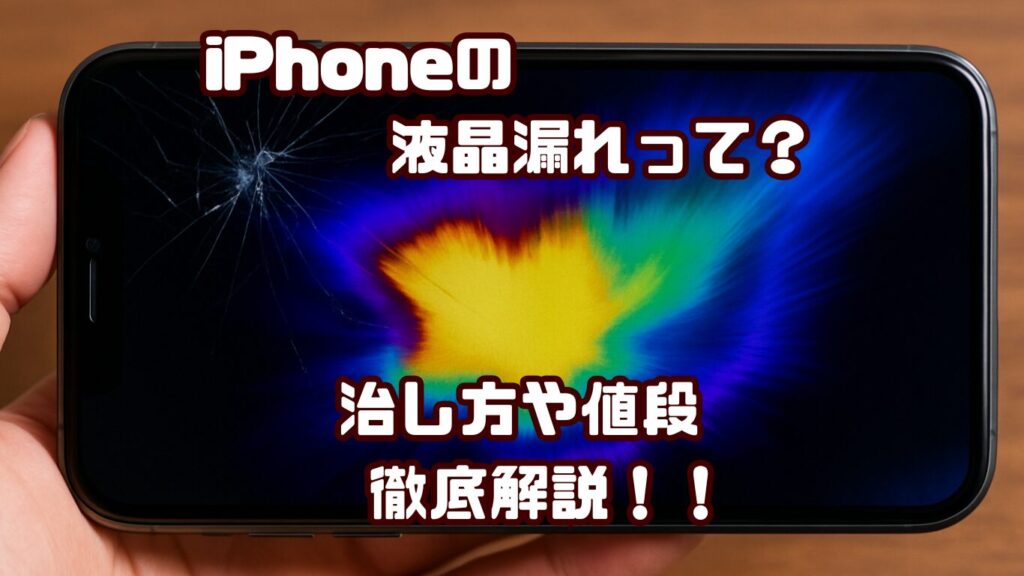 iPhone 液晶漏れ