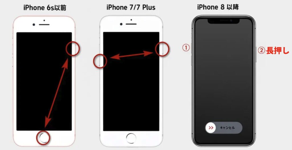 iPhone タッチパネル　反応しない