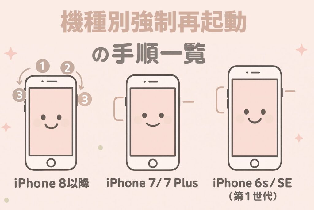  iPhone 強制再起動