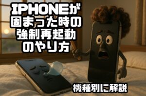 【最新機種も対応】iPhoneが固まった時の強制再起動のやり方｜機種別にわかりやすく解説！