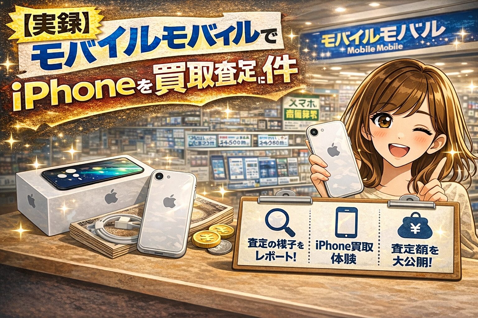 【実録】モバイルモバイルでiPhoneを買取査定に出した件