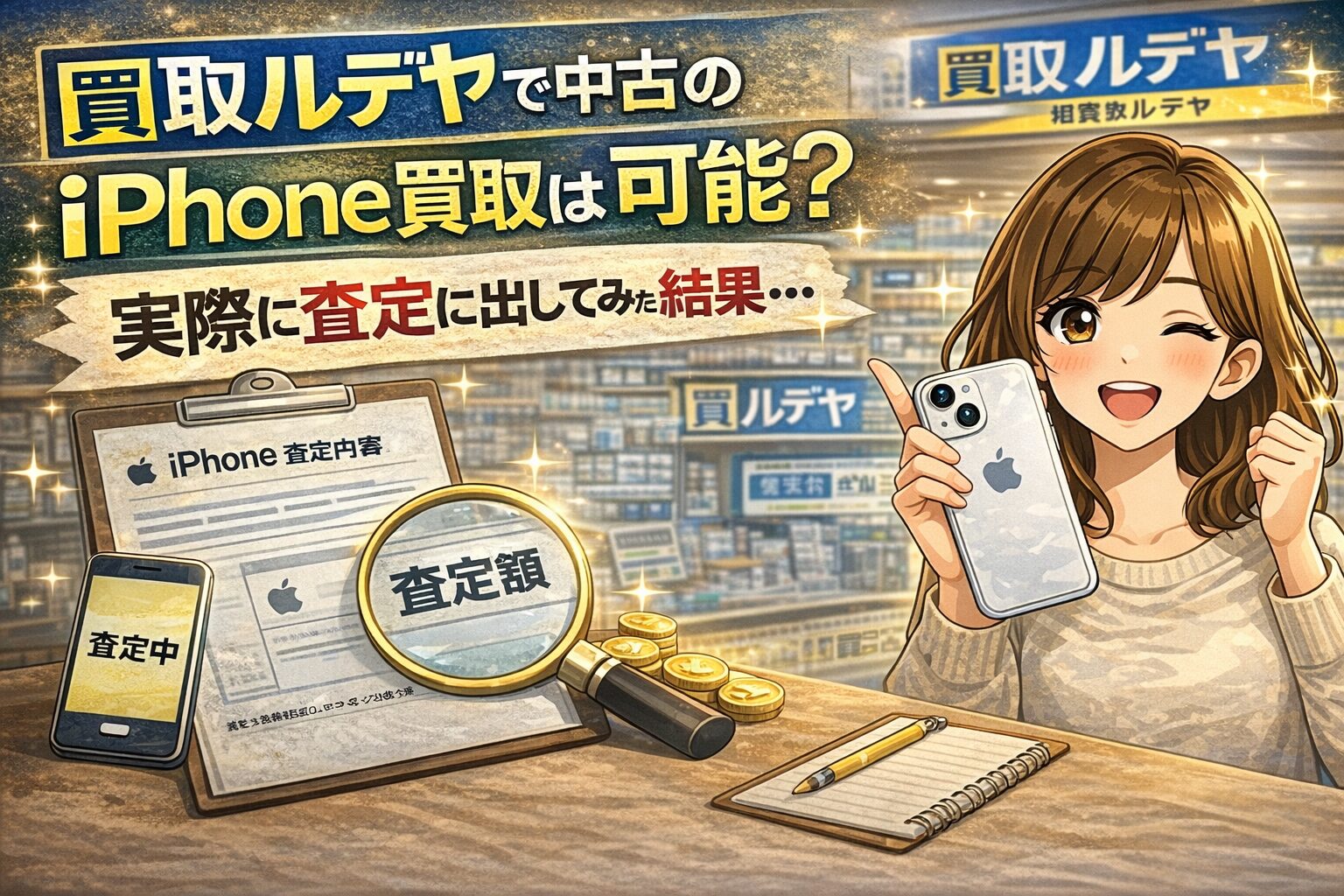 買取ルデヤで中古のiPhone買取は可能？実際に査定に出してみた結果…