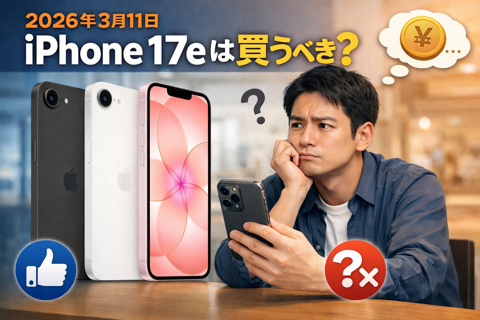 2026年3月11日iPhone 17eは買うべき？ 迷っているなら参考にして！