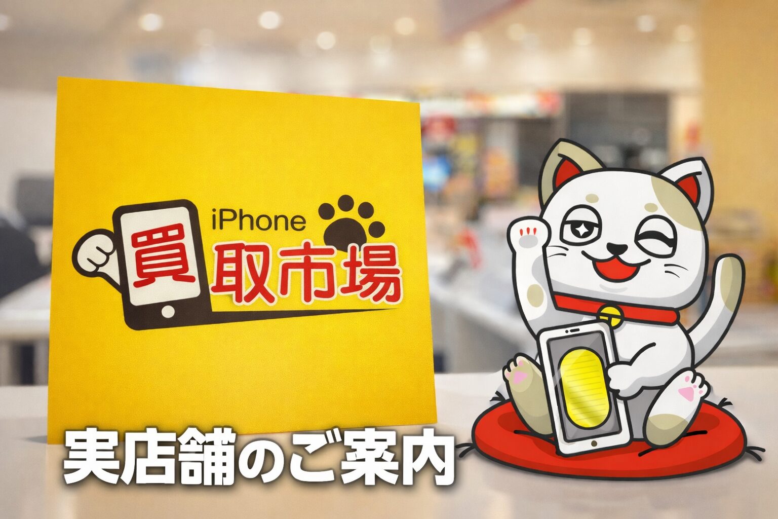 iPhone買取市場 実店舗のご案内