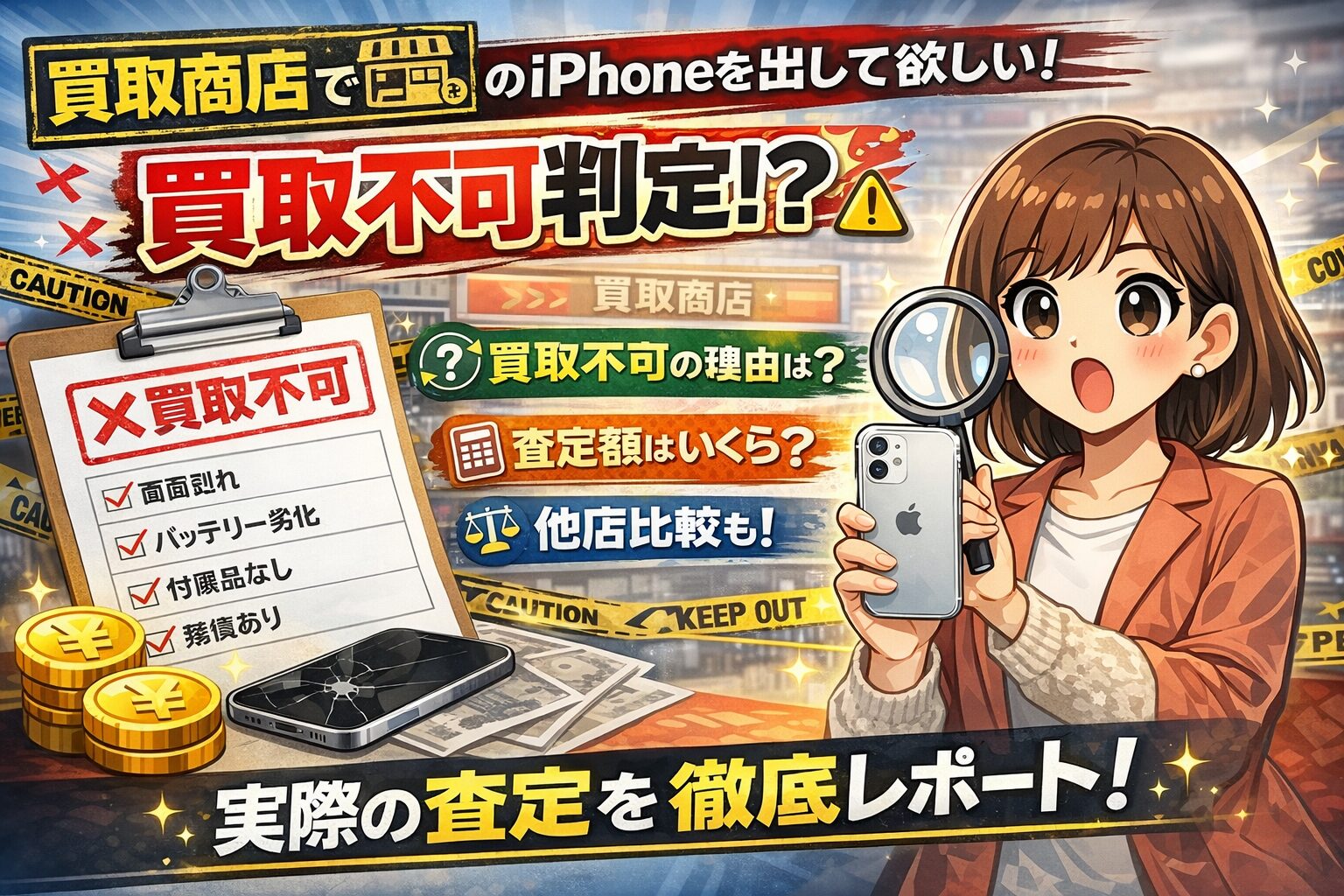 買取商店でiPhoneが買取不可判定!? 実際の査定を徹底レポート！