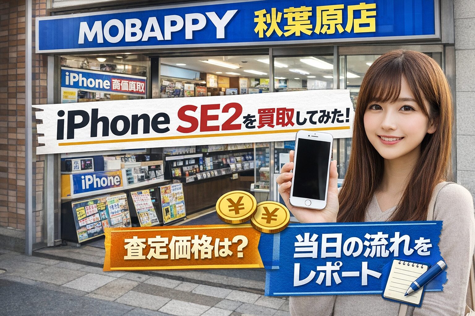 MOBAPPY 秋葉原店でiPhone SE2を買取してみた！査定価格と当日の流れをレポート