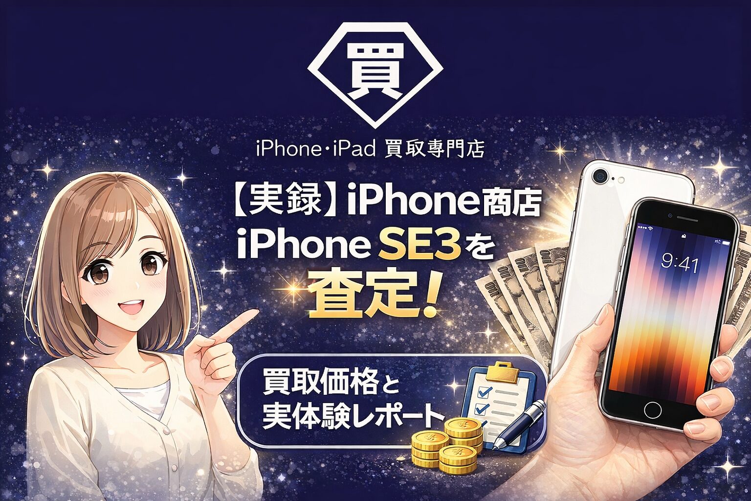 実録】iPhone商店 でiPhone SE3を査定してみた！実際の買取価格と流れをレポート