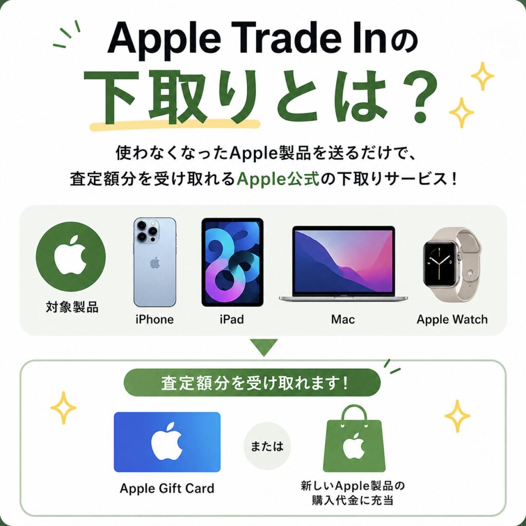Apple trade in 下取り　流れ