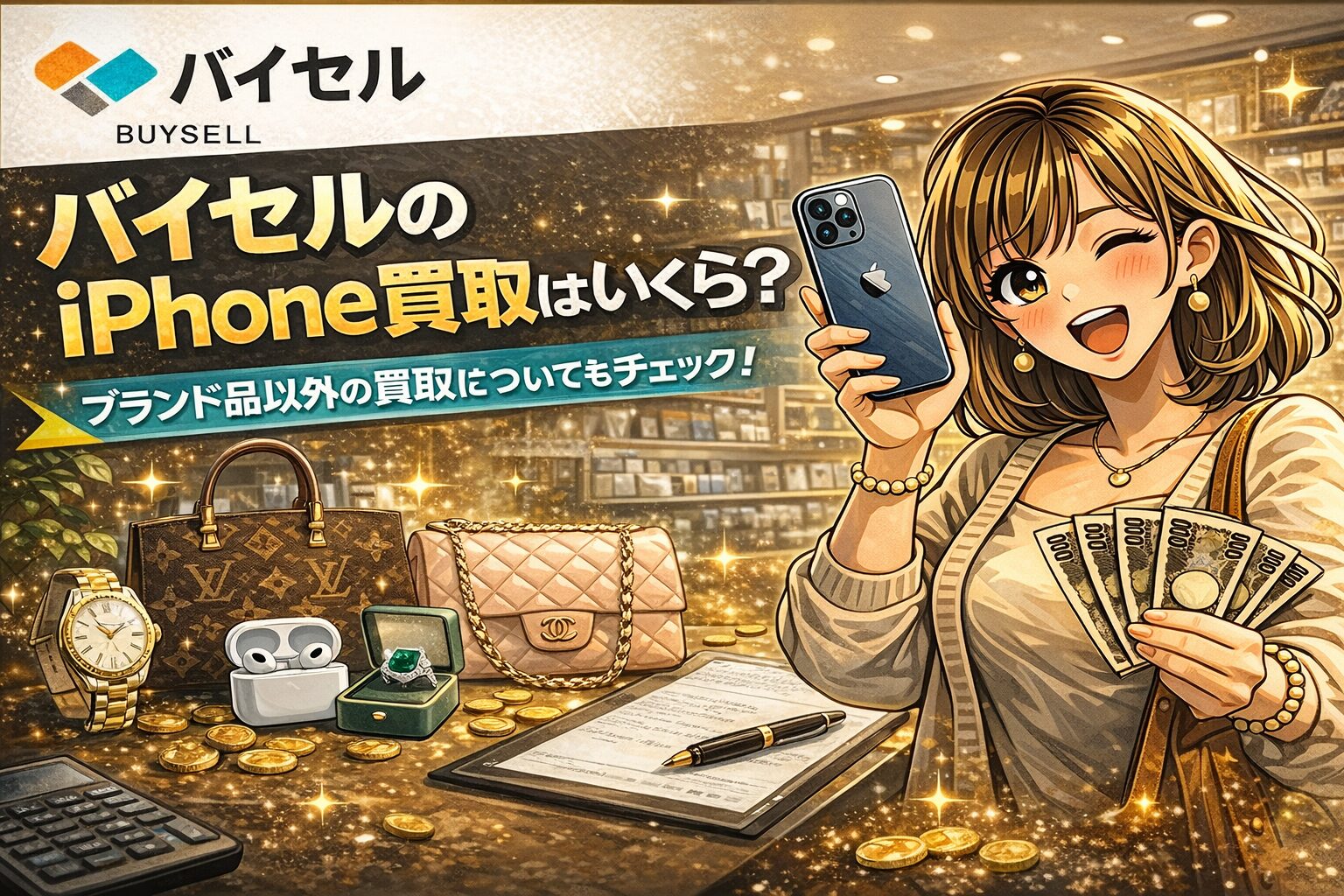 バイセルのiPhone買取はいくら？ ブランド品以外の買取についてもチェック！