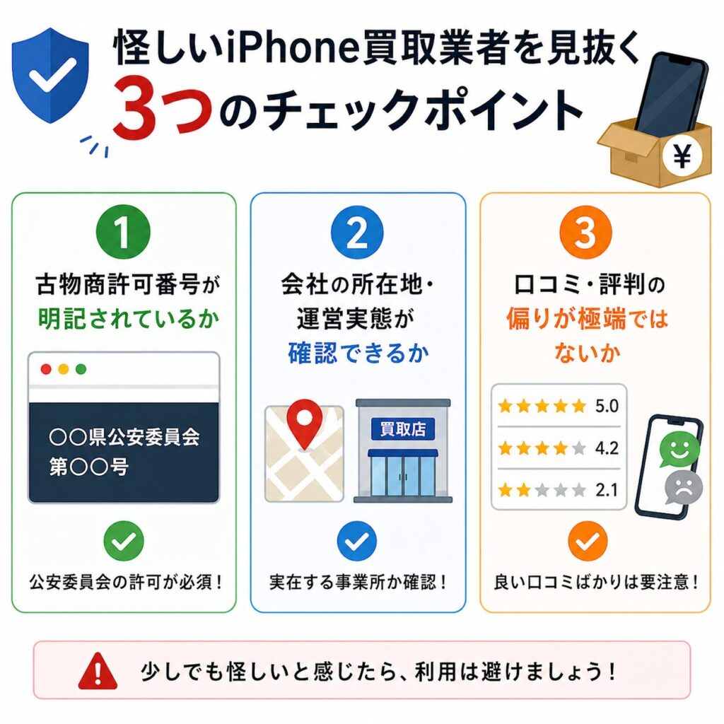 iphone買取市場　詐欺