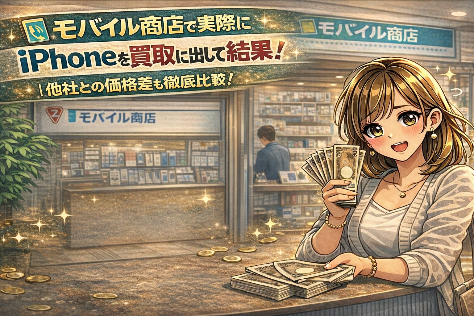 モバイル商店で実際にiPhoneを買取に出してみた結果！他社との価格差も徹底比較！
