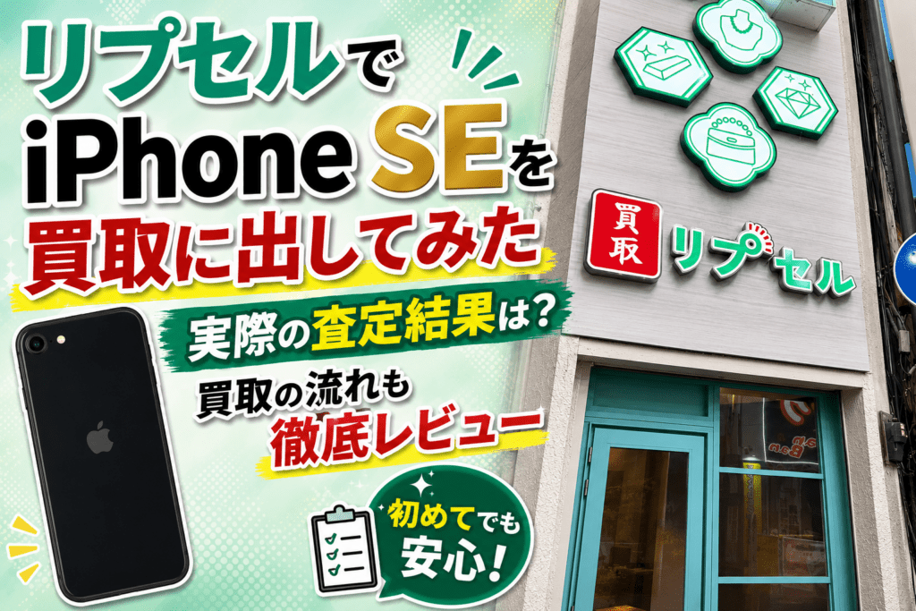 リプセル　iphone買取 レビュー